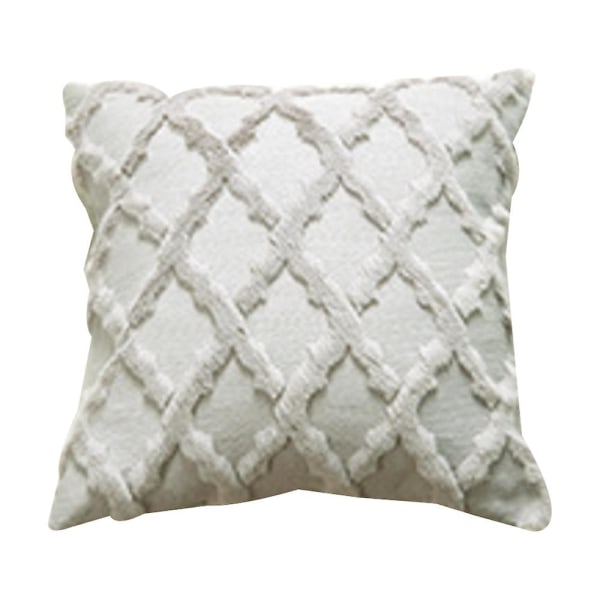 Koristeelliset tyynynpäälliset , pehmeät pehmoiset keinovillaiset sohvatyynynpäälliset set , beige Light gray