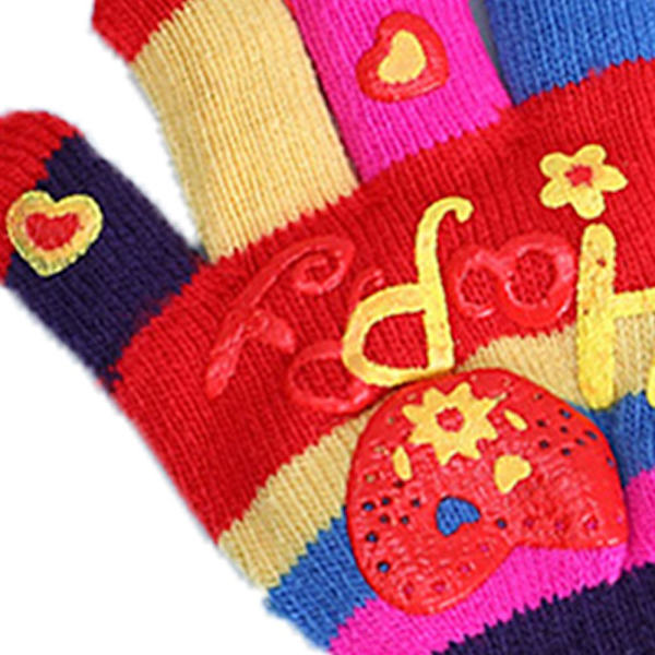 Børnehandsker til piger/drenge Unisex varme bløde vinterhandsker style 5