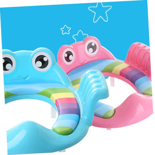 Toalettsete pottesete Barn Toaletttrener Ring Toaletttreningssete Barn Toaletttreningssete Baby Toalettsete-Rosa Rosa Pink