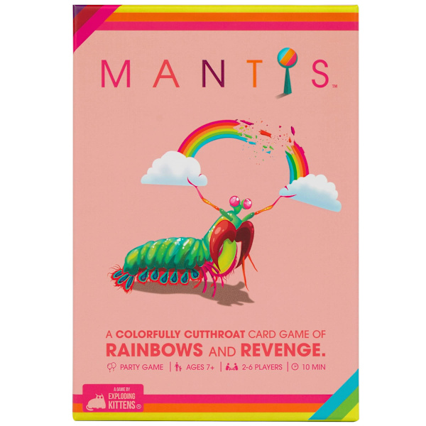 Mantis kortspill - Morsomme familiespill for voksne, tenåringer og barn for spillkveld, populære barnespill, 2-6 spillere