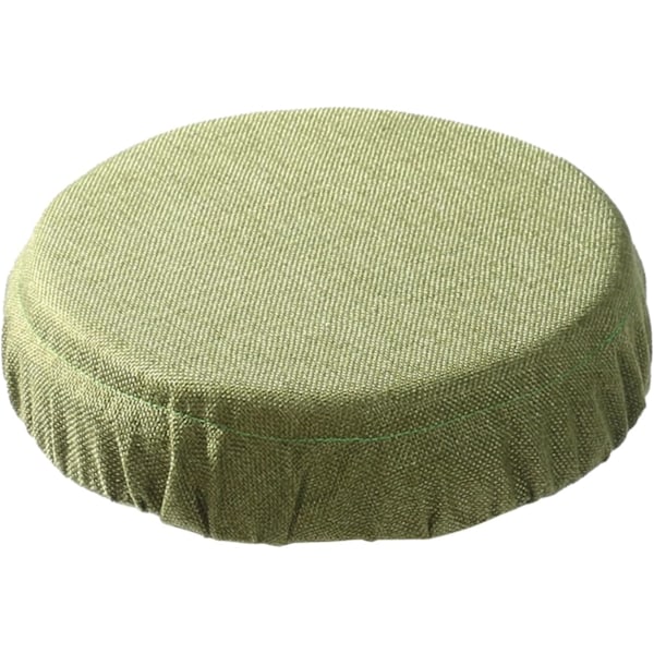 Taitettava jakkarapehmuste Tuolin Pehmuste Teleskooppijakkara Pehmuste Sisä- ja Ulkokäyttöön Stadionjakkaran Peitteet Pyöreä Retkeilyyn Makuuhuoneeseen Green Imitate linen