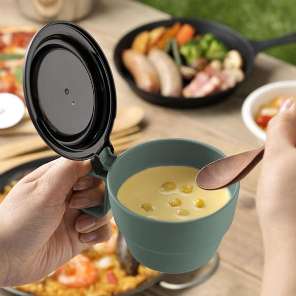 Hopfällbar Vattenkopp - Rostfritt Stål Silikon Fällbar Kopp - Återanvändbara Drickmuggar Vandring, Resor och Picknick