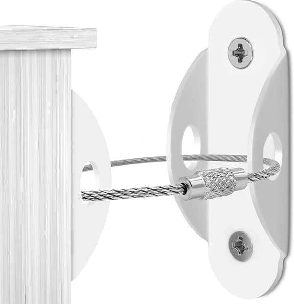 Möbelremmar (10-pack) Barnsäkra möbler Väggankare, Tippskydd Väggankare Säkert skåp