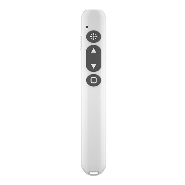 Fjärrkontroll 2,4 GHz trådlös sidvändning kontor undervisning presentation klicker White
