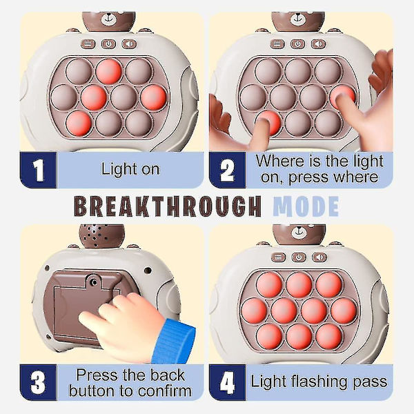 Decompression Breakthrough Puzzle Pop Spillmaskin Kreativ Spillkonsoll Gaver, Puzzle Pop Spillmaskin Nyhet Leketøy For 3+ År Gamle Leker Bursdagsgave