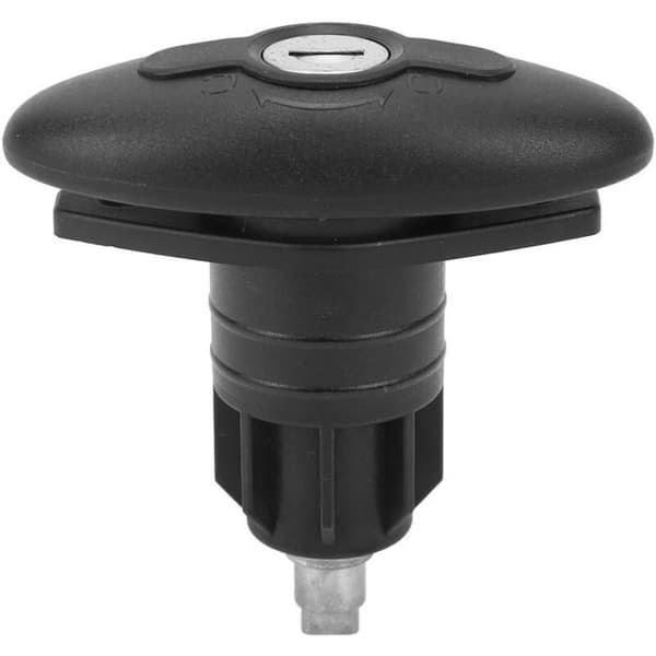 Bobilluke-lås, 30 mm oval kompresjonslås laget av nylon og sinklegering for bobiler og campingvogner