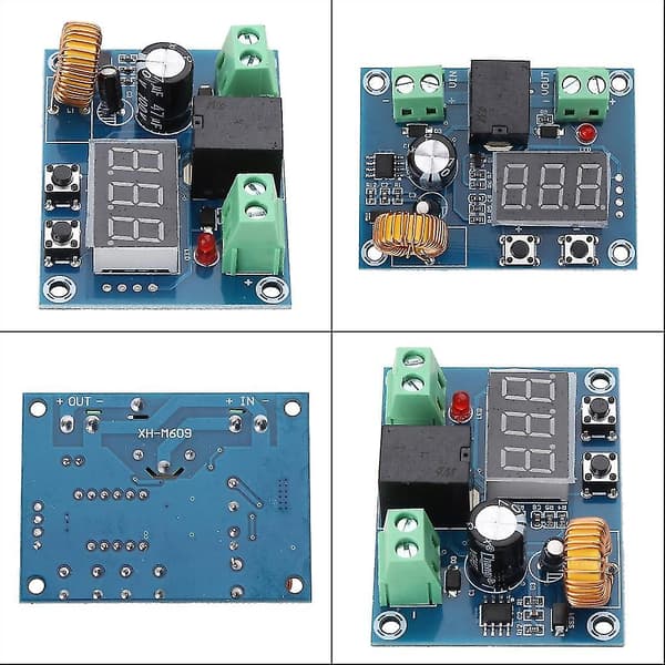 Digitalt LED-display Batteri Lav Spænding Afbrydelse Beskyttelse Undervoltage Modul