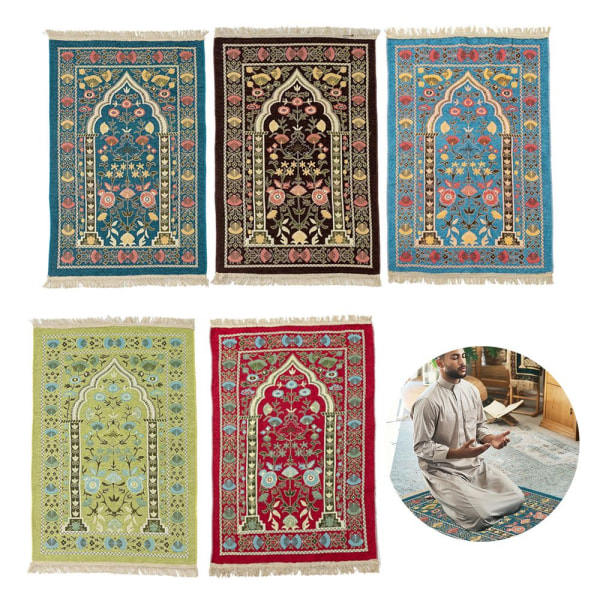 Eid Mubarak muslimsk bønnemåtte islamisk bønnemåtte brun brown