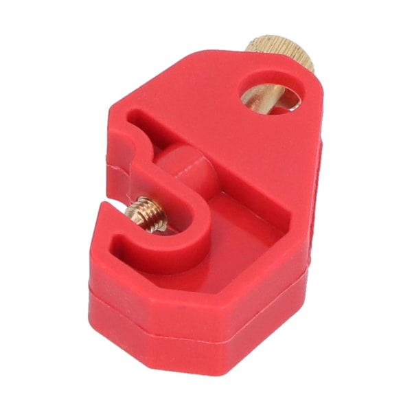 Circuit Breaker Lockout Air Switch Säkerhetsnyckellöst lås 10mm/0.4in Låshål med Guld Skruvknopp Verktygsfritt
