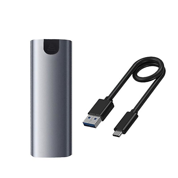 M2 SSD-kabinett NGFF SATA til USB 3.1 Gen 2 5Gbps SSD-kabinett for NGFF SATA B-nøkkel/ (B+M)-nøkkel SSD harddiskboks M.2-adapter