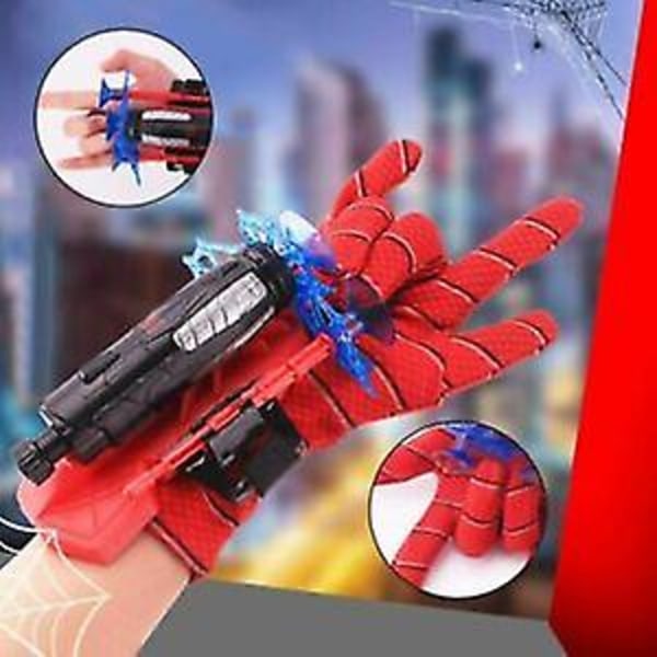 Launcher Legetøj Spiderman Kostume Handsker Spider-man Web Shooter Dart Blaster