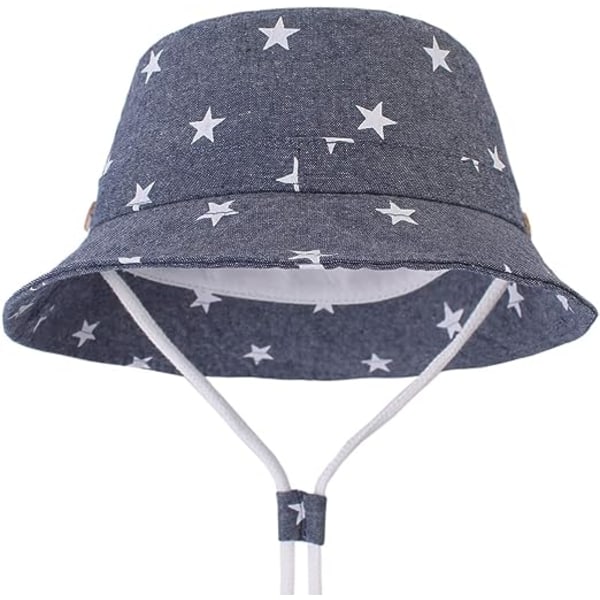 Baby aurinkohattu toddler aurinkosuoja Eläinten cap Unisex Summer Bucket -hattu leukahihnalla UPF 50+