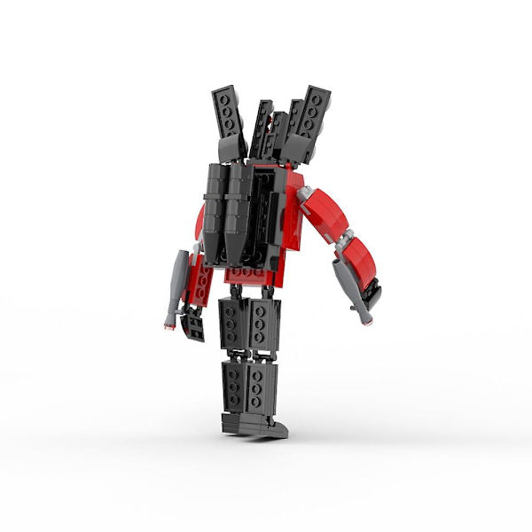 Skibidi toalettbyggstenar, heta videokaraktärer Skibidi toalett spel samlarmodell actionfigur leksaker presenter B 1Pc