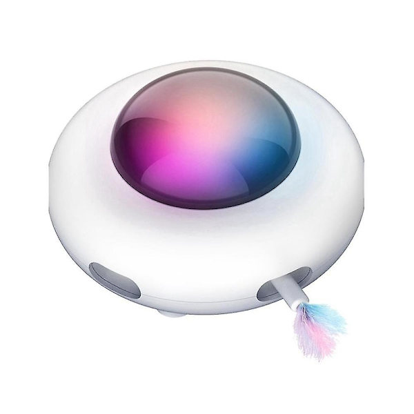Söt leksak smart teaser Ufo husdjur skivspelare fånga träningsleksaker Usb laddning interaktiv automatisk husdjur till