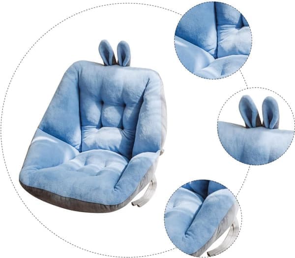 Ryggstøttepute Stol Ryggstøttepute 45*45cm Polyester Bærbar Komfortabel Delikat
