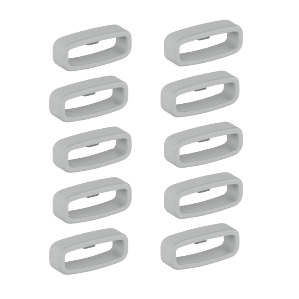 Ögla för 20 mm breda klockarmband 10-pack Grå Grey