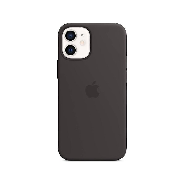 Silikonetui med MagSafe til iPhone 12 Mini Black