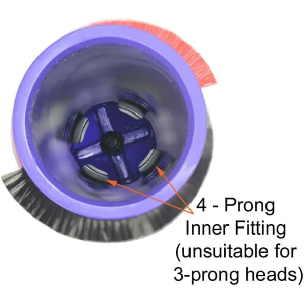 Brushroll Roller Brush for Dyson V7 SV11 Animal Vacuum Cleaner, Replaces 968266-02 968266-04, Not