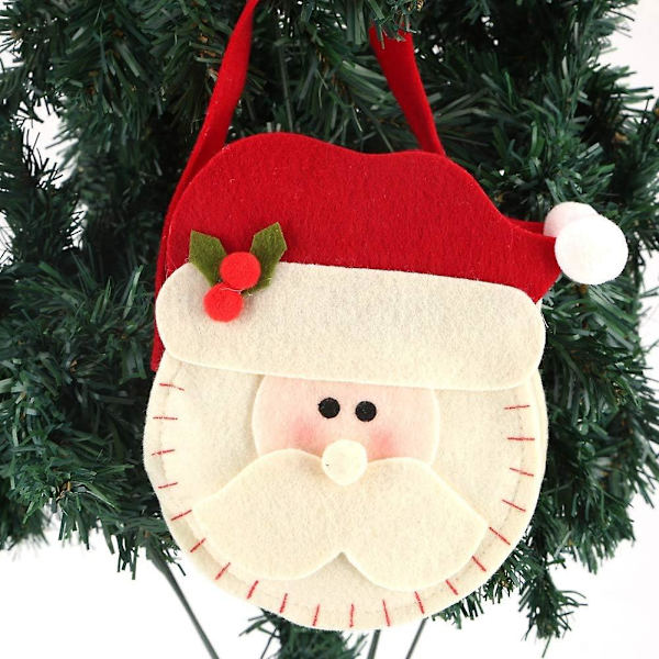 Godispåse, Söt Jultomte Julgodis Handväska Barnpresentpåse Till Jul