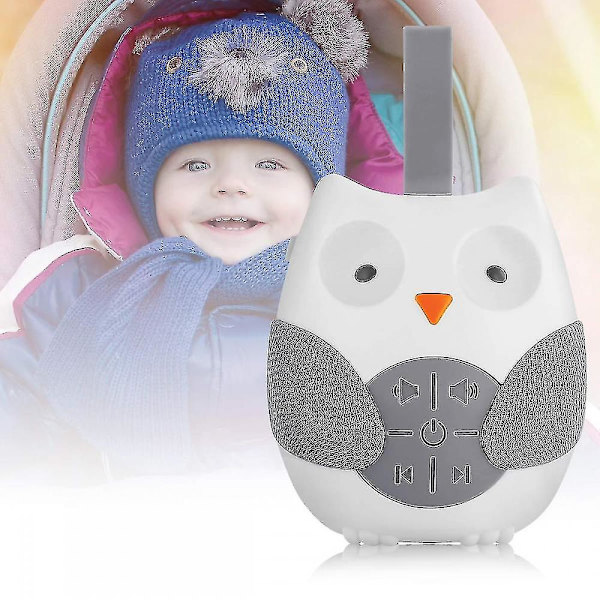 Baby Sleep Pacifier Shusher, Ljudmaskiner Uggla Lugnande Sömn Hjälpmedel Baby Present 12 Lugnande