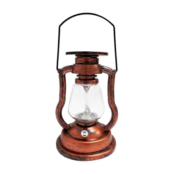 Retro parafinlampe LED hestelampe utendørs bærbar oppladbar campinglykt