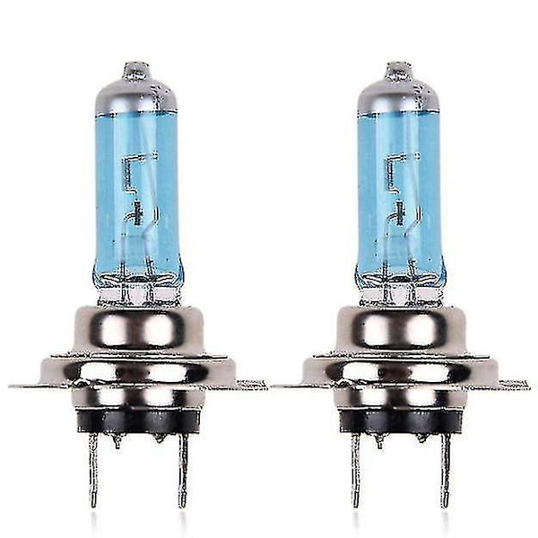 2 kpl H7 6000k Xenon-kaasua Halogeenilamppuja 100w 12v