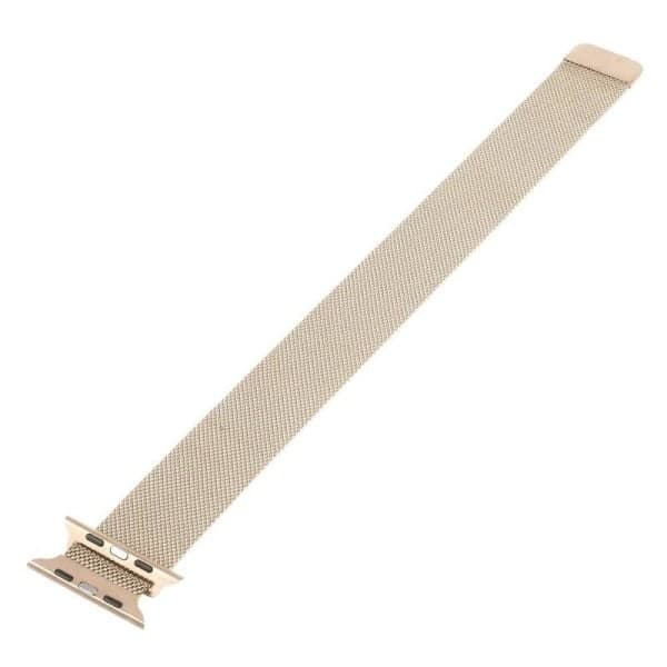 Apple Watch SE 40mm Armbånd Milanese Loop Rosaguld Sort