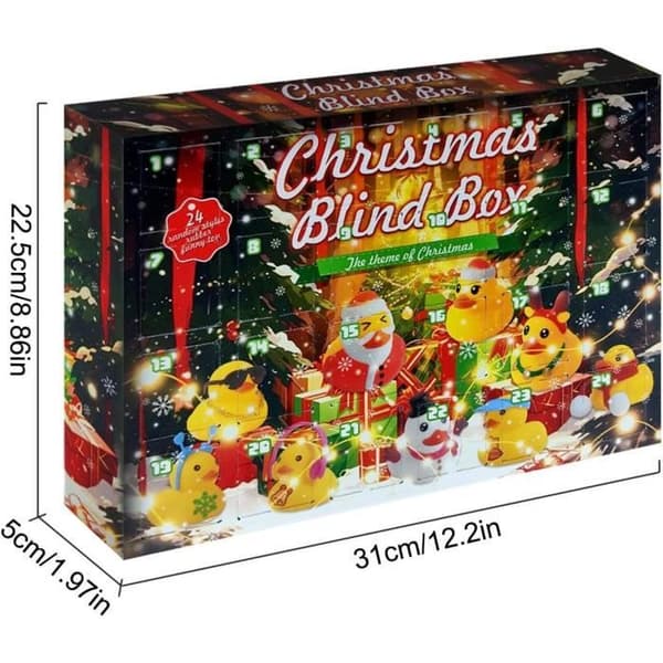 Julekalender - ZGEER - Gummiender Jule Blind Box - Nedtellingskalender til jul