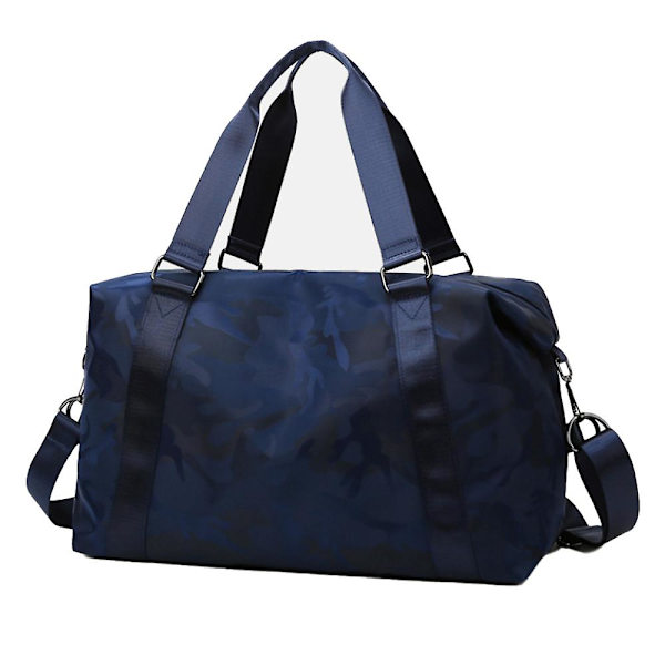 Gym-taske  Duffel-taske til sport Weekender-taske med skoplommer  Rejsetaske Duffel-taske blue