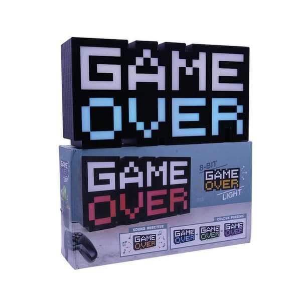 Paladone 'Game Over' -lamppu, Monivärinen,