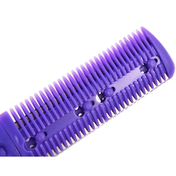 Hårklippende Razor Comb Dobbeltsidet Udtyndingskam Hårklippere Skæreværktøj Professionel Hår Razor Comb Til Salon Tilbehør (3stk, Multifarvet)