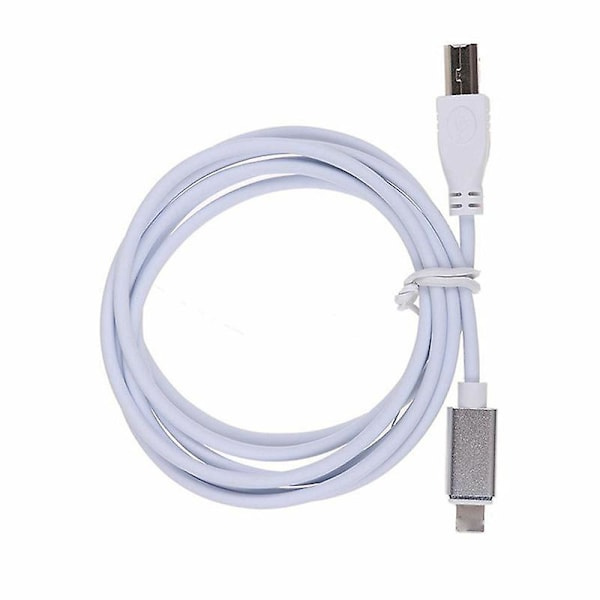 Lightning til Type-b Midi Keyboard-omformer USB 2.0-kabel for iPhone 7 8 X iPad