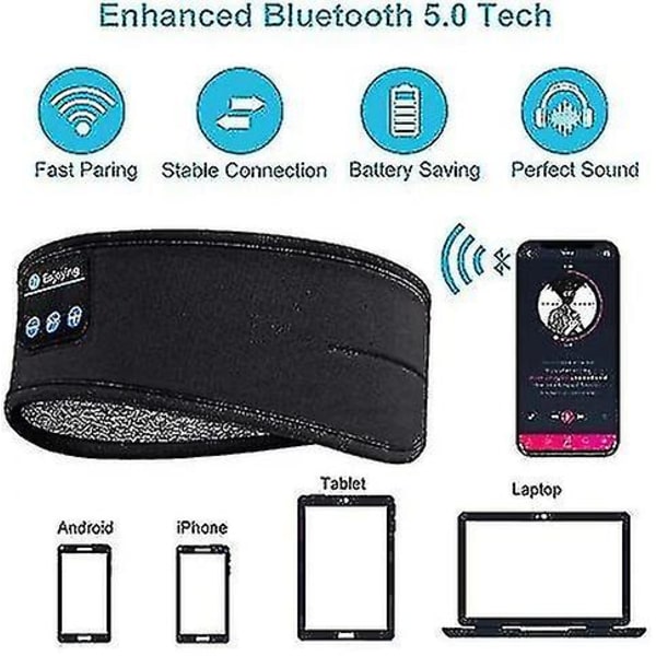3 in 1 Bluetooth-kuulokkeet urheilupantaan langattomat musiikinkuulokkeet