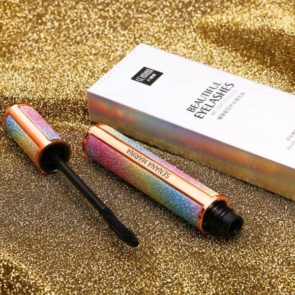 Galaxy Mascara 4D Silkefiber Vipper Tykk Forlengelse Best Vanntett