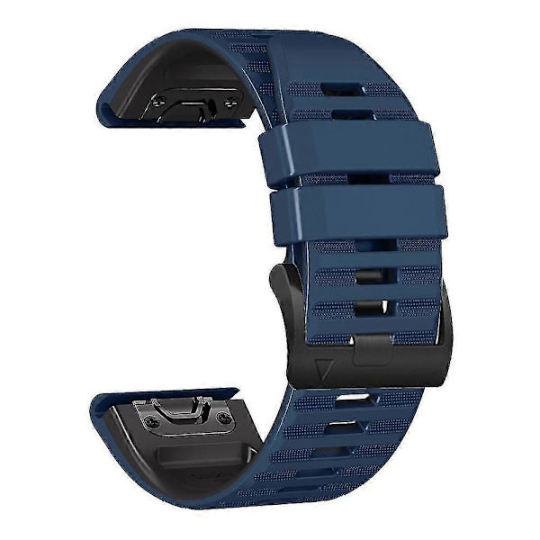 Til Garmin Tactix Delta/enduro Horisontale Striber Silikone Udskiftningsurrem Armbånd Multicoloured D