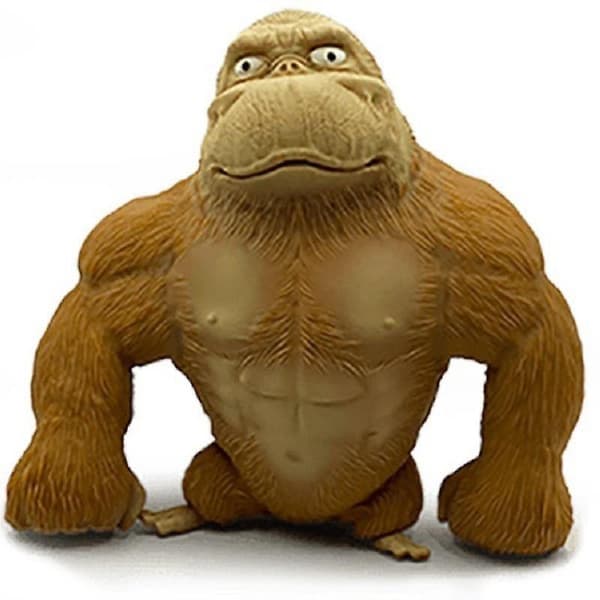 Maxi Baba Orangutang Squeeze Vent Docka Stress Relief Kläm Leksak 1 pc Yellow