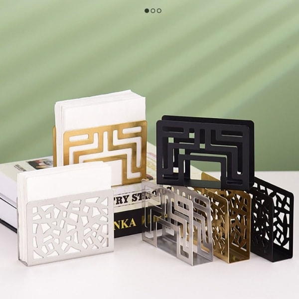 Servietdispenser Light Luxury Vertikal Servietdispenser black style 2-style 2