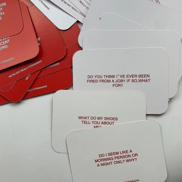Vi är inte riktigt främlingar kortspel - Ett interaktivt kortspel för vuxna och isbrytare[HK] Friendship Edition