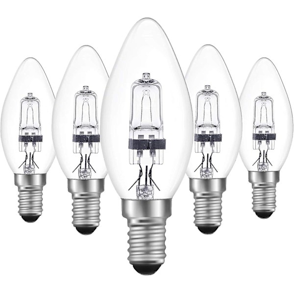 Pack E14 18w Halogenlampor Dimbara Varmvitt 2700k Dimbara C35 Ljuskällor Små Skruv (ses) Edison Lamphållare 3-5w Led Lampor För H420 Cha