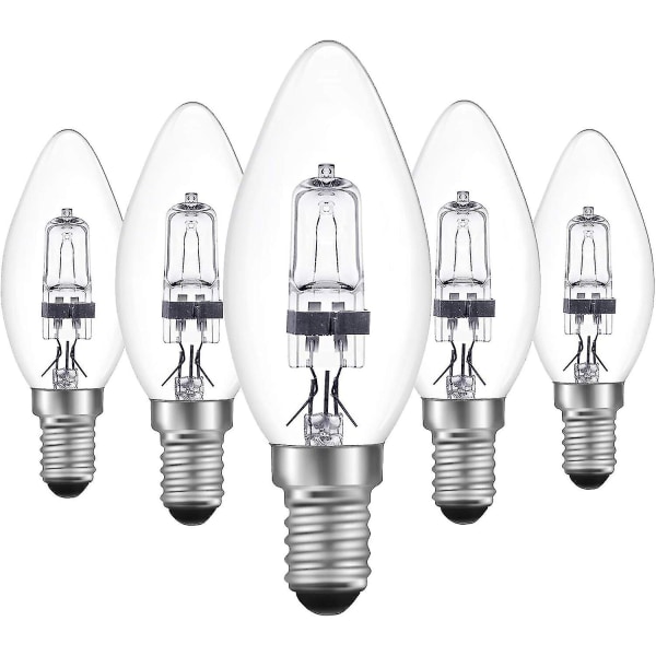 Pakke E14 18w Halogenpærer Dimbar Varm Hvit 2700k Dimbar C35 Stearinlys Pærer Liten Skrue (ses) Edison Pære Armatur 3-5w Led Pærer For H420 Cha