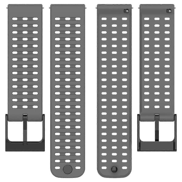 Sportsrem til Suunto Vertical/9 Peak Pro/9 Peak/5 Peak, 22mm silikonklokkerem grå Grey