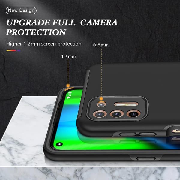 Til Motorola Moto G9 Plus Pc + Tpu Magnetisk Etui Black
