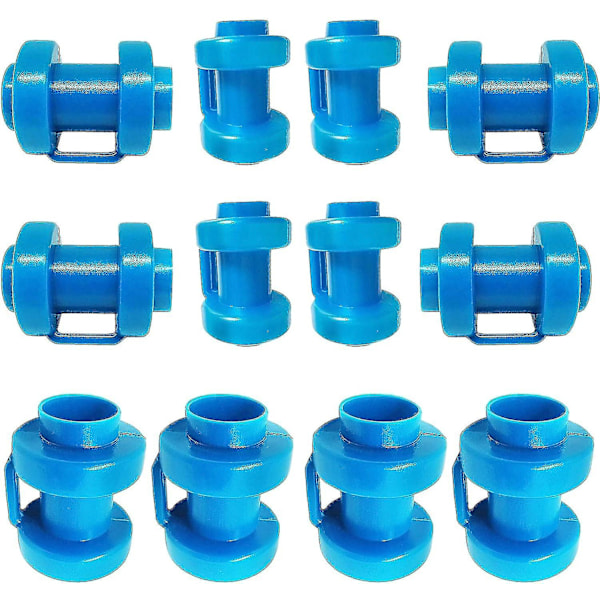 Trampolinskydd, 24 st Trampolin Ändstycken Trampolinkrok, Trampolintillbehör Säkerhetsersättning Studs 25 mm Diameter