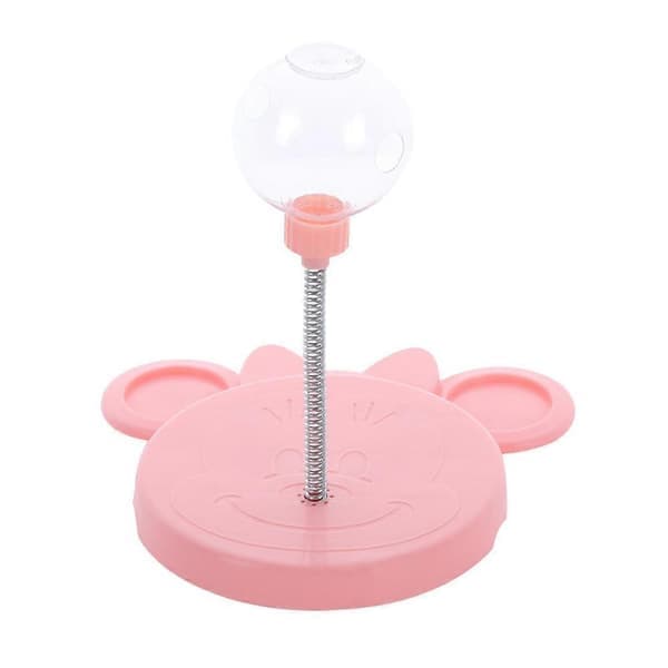 Lækker Slikbold Kæledyrsfoderlegetøj, Kæledyrslegetøj Slikdispenser, Interaktivt Kæledyrslegetøj Pink Mickey Regular