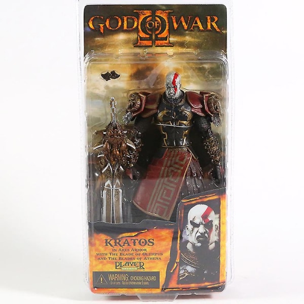 Neca God Of War Kratos PVC Actionfigur Samleobjekt Model Legetøj 3 Typer Mouth open