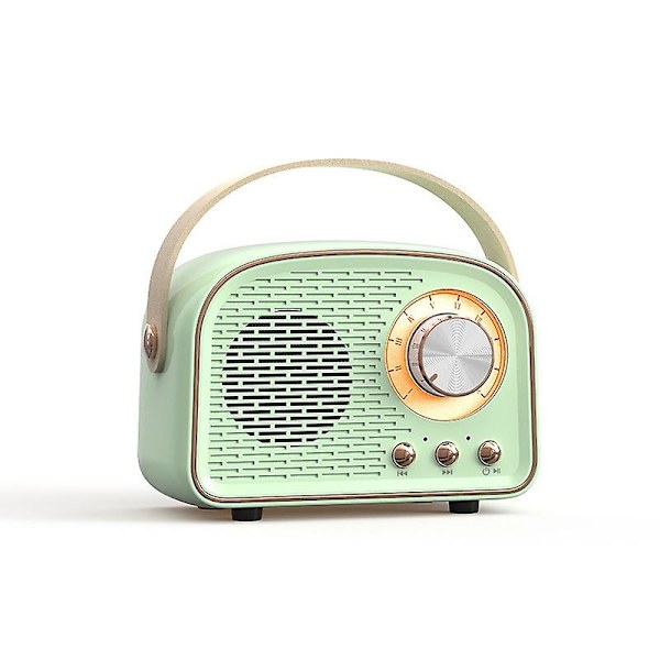 Dw21 Vintage Radio Bt-högtalare Light Green