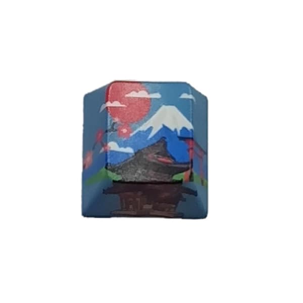 Passar för Cherry Mx Dip Dye Sculpture Keycap Mekanisk tangentbordsersättning Keycap