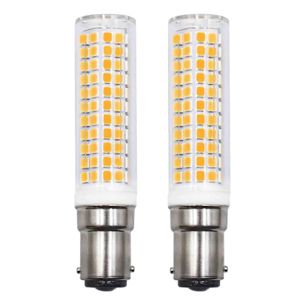 2-pack B15d LED-lampor Ersätter 75W 90W 80W Varmvit 3000K 220V 230V 890lm 7W Vägglampa