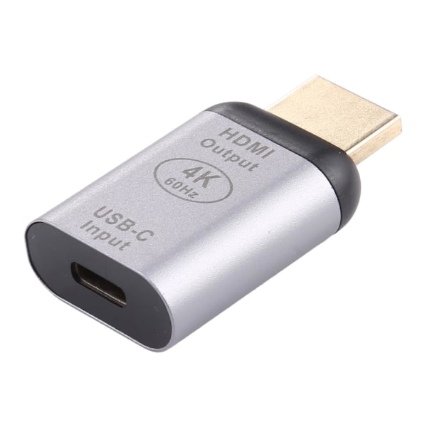 4k 60hz USB 3.1 Typ C hona till hdmi hane-adapterkonverterare för Macbook Chromebook Pixel