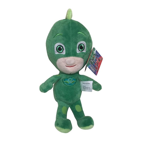 PJ Masks Gekko, Catboy, Owlette och Romeo Plyschdockor, Fyllda Leksaker, Mini-figurer, Present till Barn